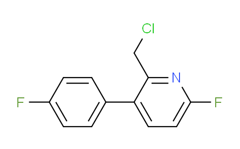 2-Chloromethyl-6-fluoro-3-(4-fluorophenyl)pyridine
