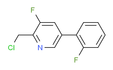 2-Chloromethyl-3-fluoro-5-(2-fluorophenyl)pyridine