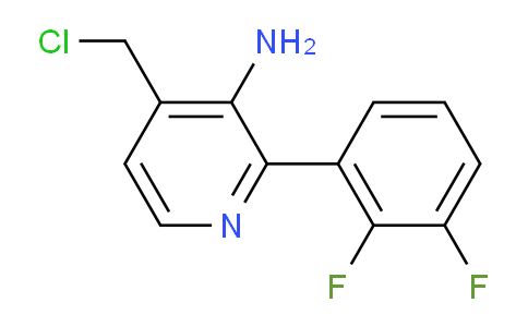 3-Amino-4-(chloromethyl)-2-(2,3-difluorophenyl)pyridine