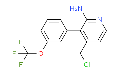 2-Amino-4-(chloromethyl)-3-(3-(trifluoromethoxy)phenyl)pyridine
