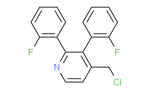 2,3-Bis(2-fluorophenyl)-4-(chloromethyl)pyridine