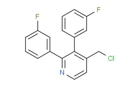 2,3-Bis(3-fluorophenyl)-4-(chloromethyl)pyridine
