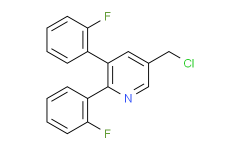 5,6-Bis(2-fluorophenyl)-3-(chloromethyl)pyridine