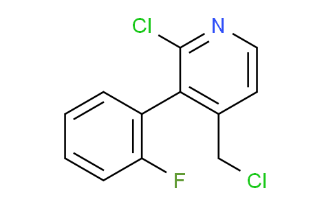 2-Chloro-4-chloromethyl-3-(2-fluorophenyl)pyridine