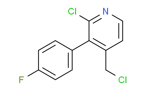 2-Chloro-4-chloromethyl-3-(4-fluorophenyl)pyridine
