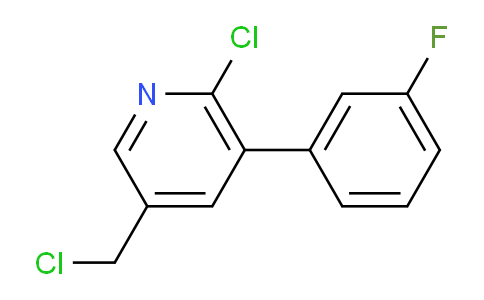 6-Chloro-3-chloromethyl-5-(3-fluorophenyl)pyridine