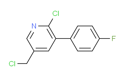 6-Chloro-3-chloromethyl-5-(4-fluorophenyl)pyridine
