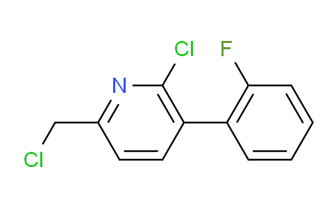 6-Chloro-2-chloromethyl-5-(2-fluorophenyl)pyridine