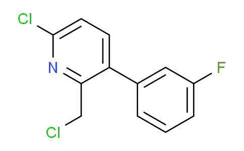6-Chloro-2-chloromethyl-3-(3-fluorophenyl)pyridine