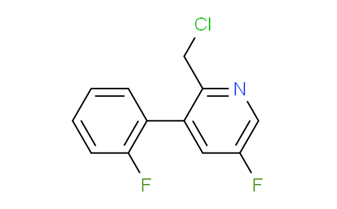 2-Chloromethyl-5-fluoro-3-(2-fluorophenyl)pyridine