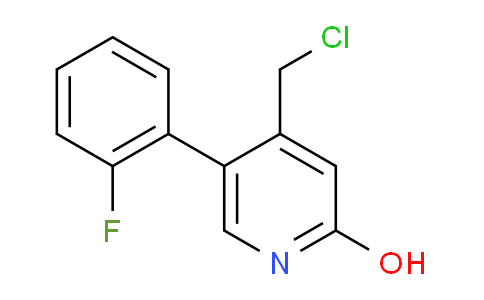4-Chloromethyl-5-(2-fluorophenyl)-2-hydroxypyridine