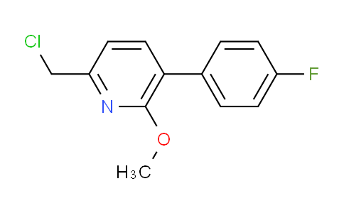 AM58050 | 1227589-38-9 | 2-Chloromethyl-5-(4-fluorophenyl)-6-methoxypyridine