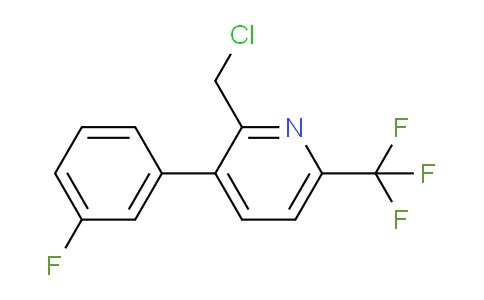 2-Chloromethyl-3-(3-fluorophenyl)-6-(trifluoromethyl)pyridine