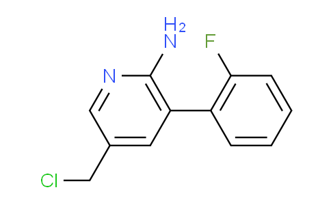 6-Amino-3-chloromethyl-5-(2-fluorophenyl)pyridine