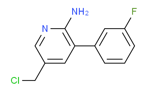 6-Amino-3-chloromethyl-5-(3-fluorophenyl)pyridine