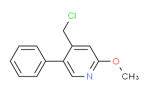 4-Chloromethyl-2-methoxy-5-phenylpyridine