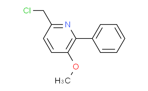 2-Chloromethyl-5-methoxy-6-phenylpyridine