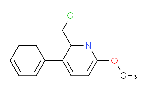 2-Chloromethyl-6-methoxy-3-phenylpyridine