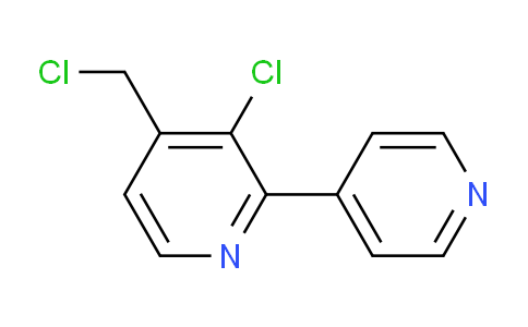3-Chloro-4-chloromethyl-2-(pyridin-4-yl)pyridine