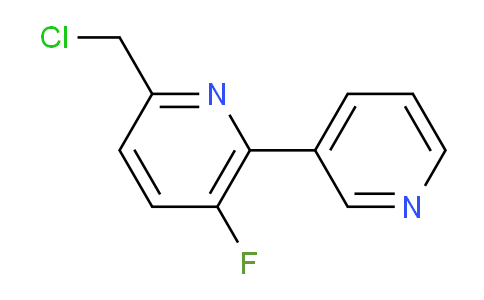 2-Chloromethyl-5-fluoro-6-(pyridin-3-yl)pyridine