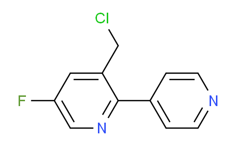 AM58202 | 1227605-41-5 | 3-Chloromethyl-5-fluoro-2-(pyridin-4-yl)pyridine