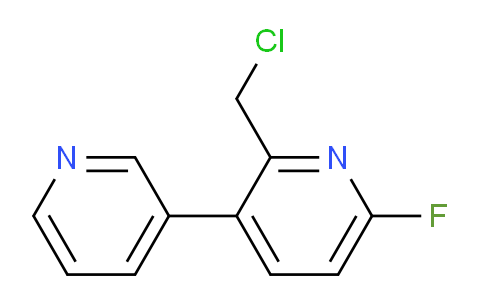 AM58217 | 1227589-12-9 | 2-Chloromethyl-6-fluoro-3-(pyridin-3-yl)pyridine