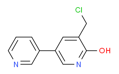 AM58235 | 1227605-96-0 | 3-Chloromethyl-2-hydroxy-5-(pyridin-3-yl)pyridine