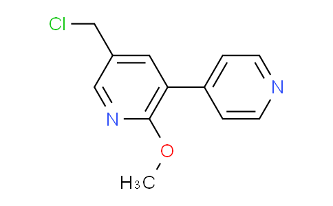 AM58244 | 1227512-19-7 | 3-Chloromethyl-6-methoxy-5-(pyridin-4-yl)pyridine