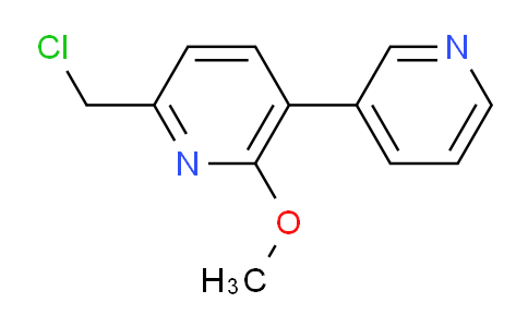 AM58245 | 1227502-99-9 | 2-Chloromethyl-6-methoxy-5-(pyridin-3-yl)pyridine
