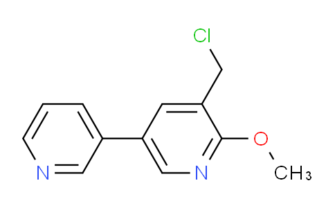 AM58251 | 1227565-71-0 | 3-Chloromethyl-2-methoxy-5-(pyridin-3-yl)pyridine