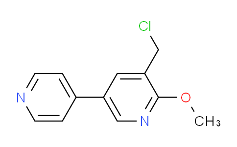 AM58252 | 1227565-62-9 | 3-Chloromethyl-2-methoxy-5-(pyridin-4-yl)pyridine