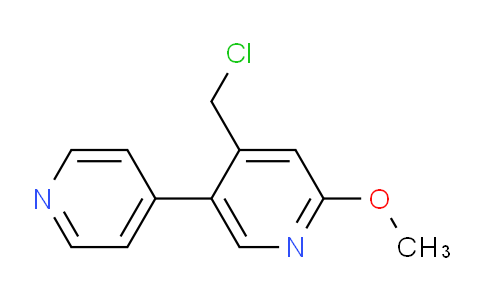 AM58254 | 1227507-96-1 | 4-Chloromethyl-2-methoxy-5-(pyridin-4-yl)pyridine