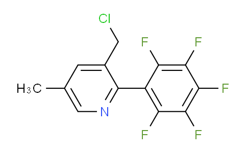 AM58372 | 1261810-02-9 | 3-(Chloromethyl)-5-methyl-2-(perfluorophenyl)pyridine