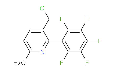 AM58373 | 1261492-70-9 | 3-(Chloromethyl)-6-methyl-2-(perfluorophenyl)pyridine