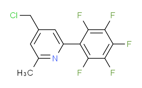 AM58375 | 1261665-13-7 | 4-(Chloromethyl)-2-methyl-6-(perfluorophenyl)pyridine