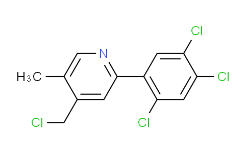 AM58385 | 1261772-40-0 | 4-(Chloromethyl)-5-methyl-2-(2,4,5-trichlorophenyl)pyridine