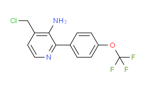 AM58402 | 1261574-41-7 | 3-Amino-4-(chloromethyl)-2-(4-(trifluoromethoxy)phenyl)pyridine