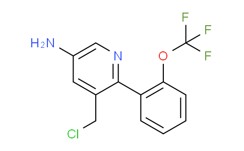 AM58409 | 1261457-90-2 | 5-Amino-3-(chloromethyl)-2-(2-(trifluoromethoxy)phenyl)pyridine
