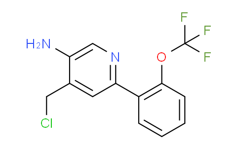 AM58412 | 1261829-47-3 | 5-Amino-4-(chloromethyl)-2-(2-(trifluoromethoxy)phenyl)pyridine