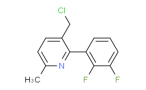3-(Chloromethyl)-2-(2,3-difluorophenyl)-6-methylpyridine