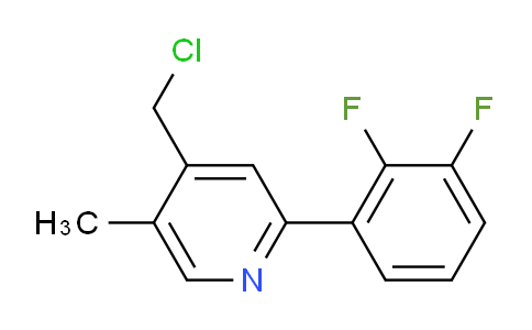 4-(Chloromethyl)-2-(2,3-difluorophenyl)-5-methylpyridine