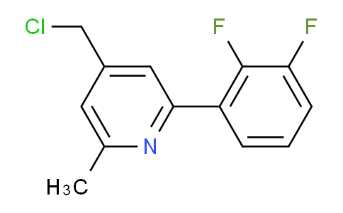 4-(Chloromethyl)-2-(2,3-difluorophenyl)-6-methylpyridine