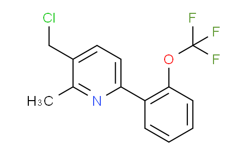 AM58430 | 1261484-70-1 | 3-(Chloromethyl)-2-methyl-6-(2-(trifluoromethoxy)phenyl)pyridine