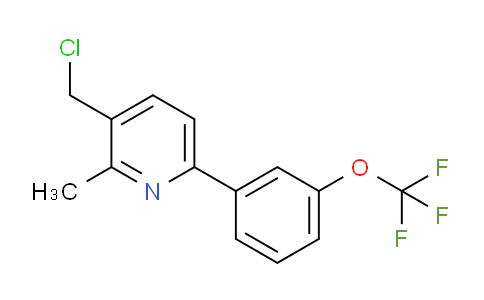 3-(Chloromethyl)-2-methyl-6-(3-(trifluoromethoxy)phenyl)pyridine