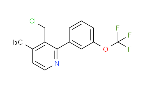 AM58434 | 1261839-03-5 | 3-(Chloromethyl)-4-methyl-2-(3-(trifluoromethoxy)phenyl)pyridine