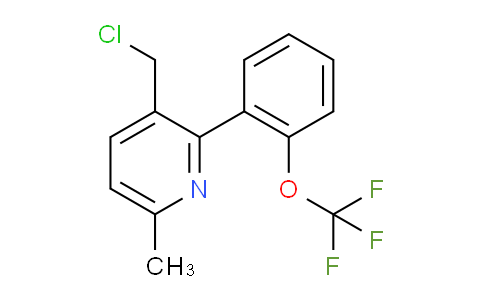 AM58439 | 1261614-97-4 | 3-(Chloromethyl)-6-methyl-2-(2-(trifluoromethoxy)phenyl)pyridine