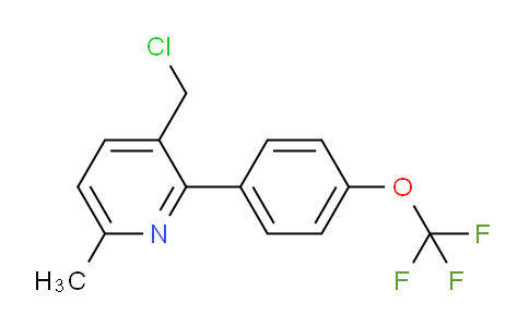 AM58441 | 1261753-10-9 | 3-(Chloromethyl)-6-methyl-2-(4-(trifluoromethoxy)phenyl)pyridine