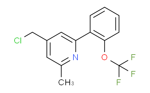 AM58445 | 1261461-48-6 | 4-(Chloromethyl)-2-methyl-6-(2-(trifluoromethoxy)phenyl)pyridine