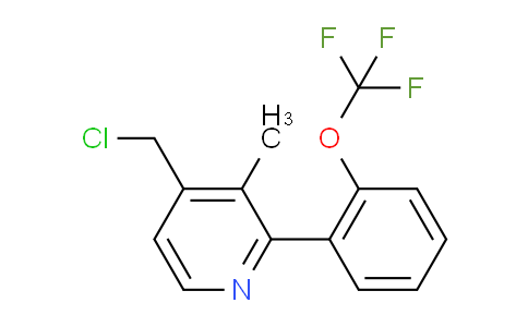 AM58448 | 1261753-12-1 | 4-(Chloromethyl)-3-methyl-2-(2-(trifluoromethoxy)phenyl)pyridine