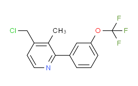 AM58449 | 1261615-05-7 | 4-(Chloromethyl)-3-methyl-2-(3-(trifluoromethoxy)phenyl)pyridine